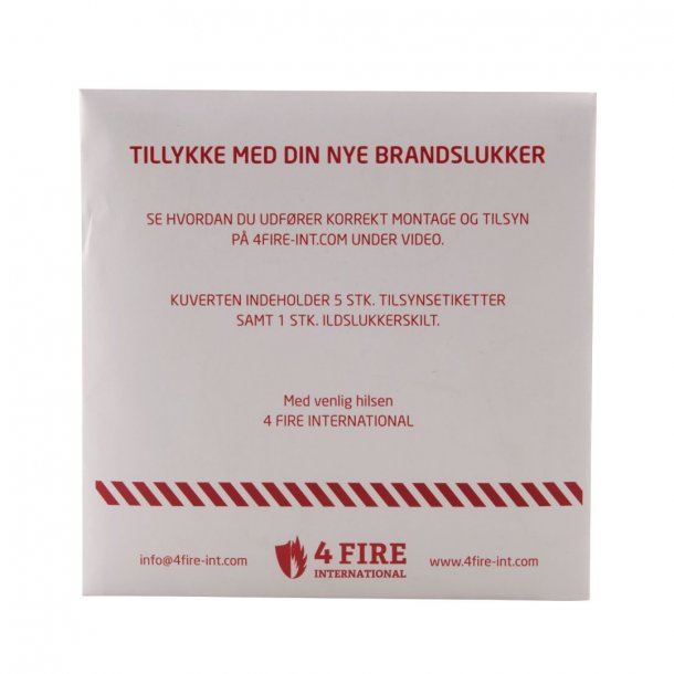 Brandslukker - UNIVERSAL - 2 liter - Billede 3